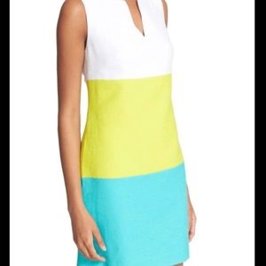 Trina turk miss Brady colorblock sheath dress